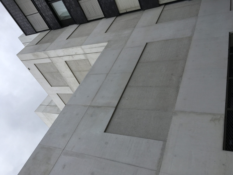 erlenmattstrasse 10, outdoors, chur, architecture, bern, pattern, building, reflection, city, rich, concrete, schwiterland, architectural feature, modern