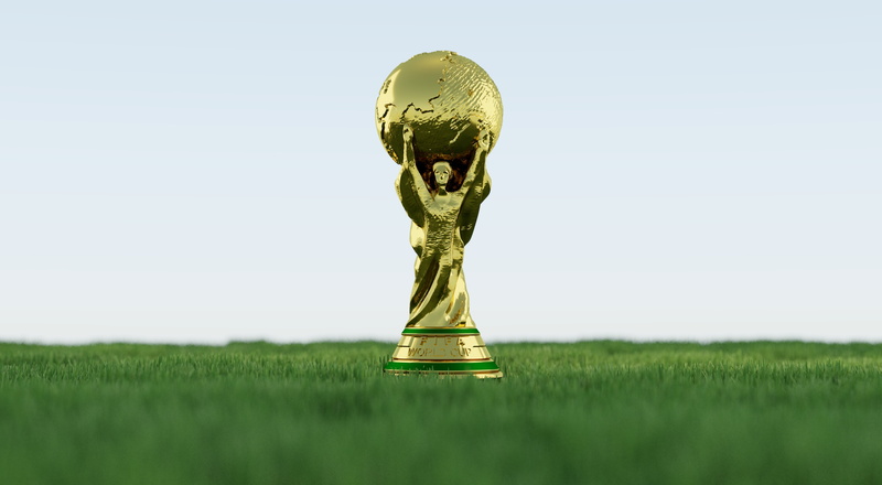 championship, grass, sky, fifa world cup, selective focus, growth, colored, copy space, gold colored, nature, finance, gold, no people, trophy, landscape