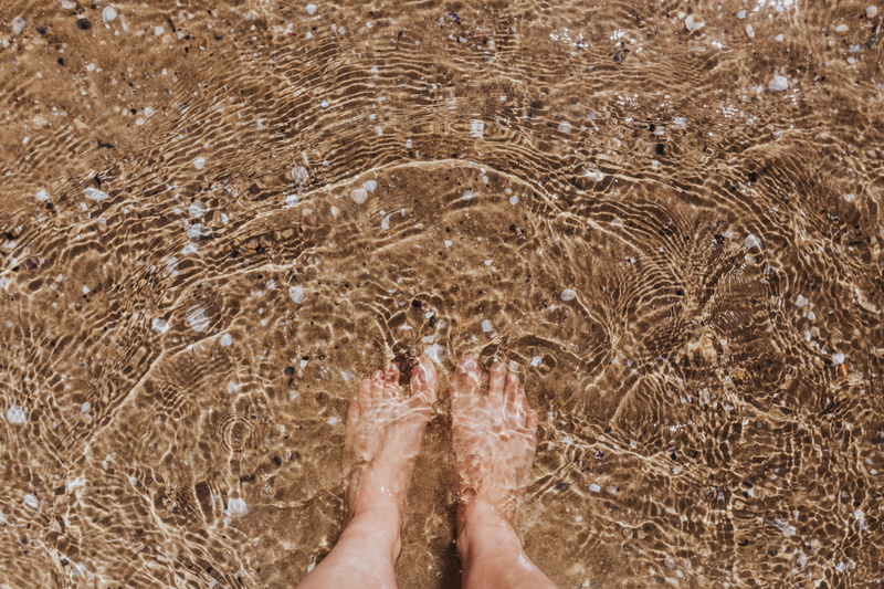 black sea, low section, people, one Person, water, beach, ankle deep in water, sea, vacation, anonymous, summer, outdoors, sunny beach, woman, legs, women