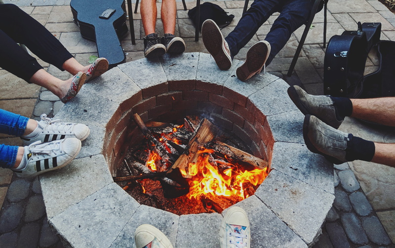 outdoors, nature, person, bbq, hand, men, human leg, preparation, top, fire, bonfire, clothing, manchester, body part, food and drink, flame, fire - natural phenomenon