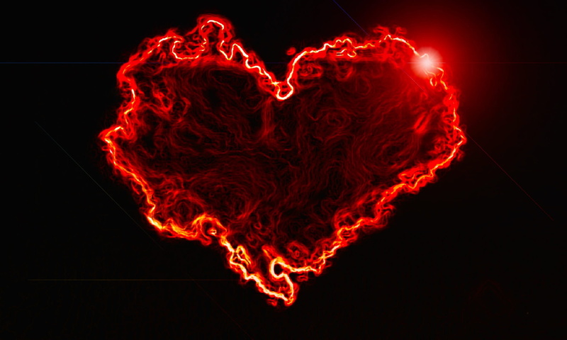 hot, aggression, brand, fire, studio shot, heat - temperature, motion, indoors, flammable, 1080P, burning, flare-up, close-up, heart, red, emotion, black background