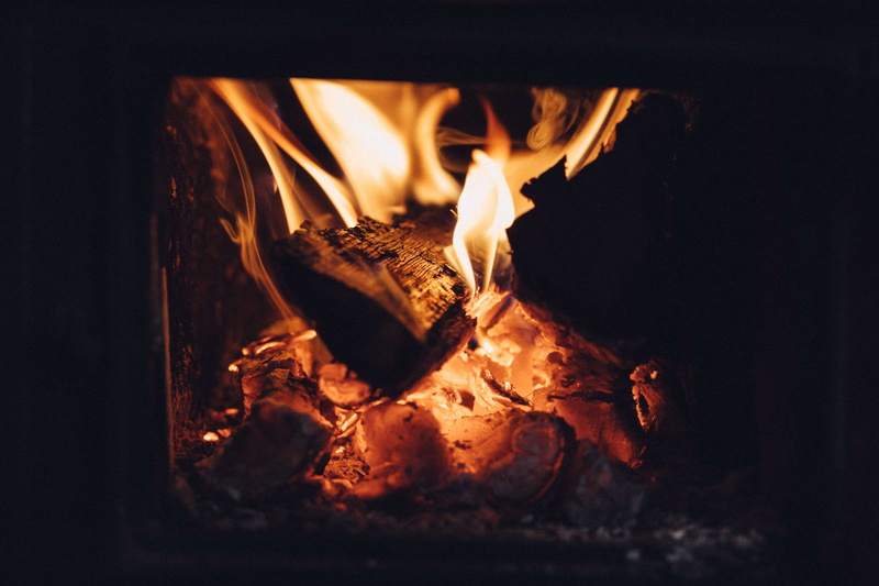 appliance, close-up, wood burning stove, wood, dark, burnt, ash, light, hot, charcoal, burn, blaze, 4K, fire, danger, log, smoke, fuel, firewood, heat - temperature