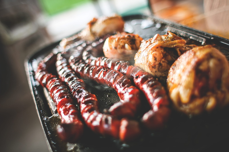 4K, food, grilled, snack, still life, barbecue, meal, ready-to-eat, no People, preparation, selective Focus, barbecue Grill, indoors, Grill, indulgence
