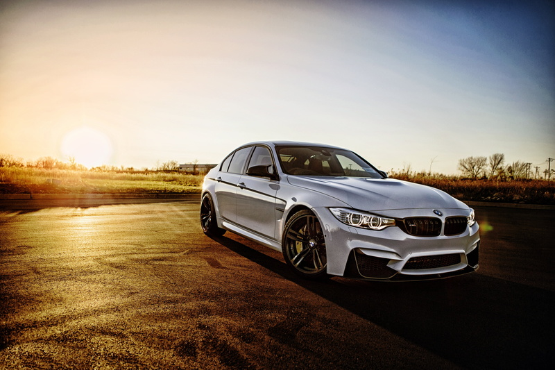 4K, vignette, wheel, land, landscape, copy space, tree, BMW, environment, no people, sunlight, silver, land vehicle, car, transportation, field, F80, road