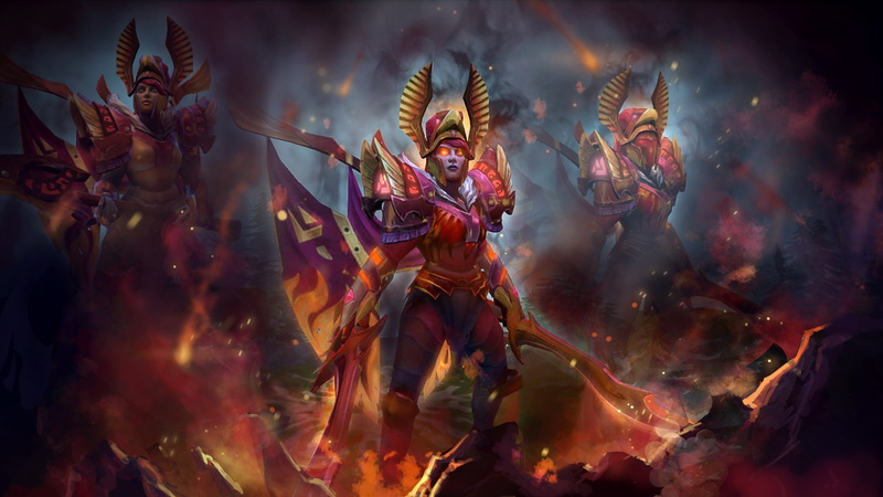 arcana, fantasy, 1080P, warrior, legion, commander, woman, dota, art