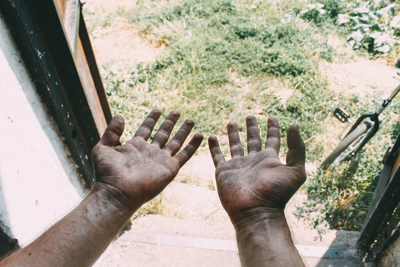 human limb, eduard militaru, tree, human foot, personal perspective, human body part, unicycle, hand, unrecognizable person, hands, forge, 4K, fire, fingers