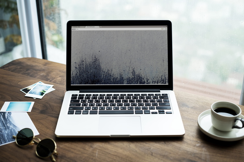 photograph, backgrounds, indoors, workspace, business, note Pad, 4K, close-up, communication, pC, macbook pro, internet, cup, coffee - Drink, no People