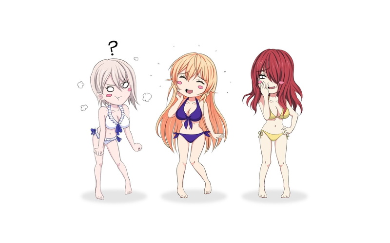Anime, Erina Nakiri, Rindō Kobayashi, Alice Nakiri, 1080P, Shokugeki No Soma, Food Wars: Shokugeki no Soma