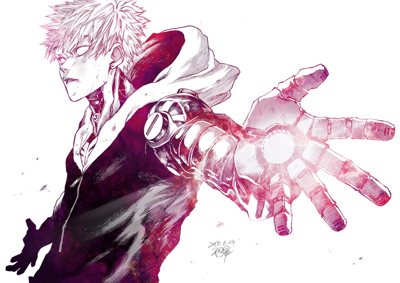 Genos (One-Punch Man), 8K, Anime, One-Punch Man