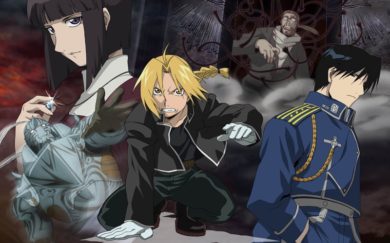 spooky, human representation, mask - disguise, male likeness, Elric Edward, 1080P, mask, representation, costume, anime, creativity, Roy Mustang, Full Metal Alchemist