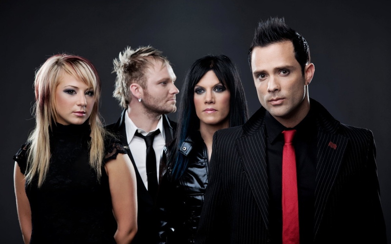 members, artists, rock band, skillet, background, 1080P, band