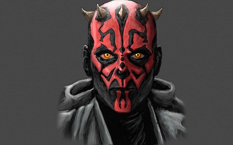 dark gray, darth, Darth Maul, mystery, facial Expression, A Sith Lord, portrait, hell, disguise, human skeleton, fear, maul, fantasy, evil, zombie, front view