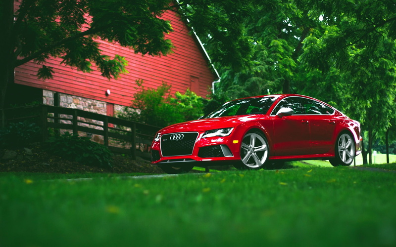 Car, 1080P, Front, rs, Red, View, Audi