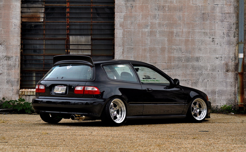urban Scene, germany, exhibition, luxury, Civic, retro Styled, Honda, garage, outdoors, parking Lot, chrome, tire, classic, hatchback, Low, sedan, stationary