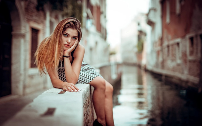 women, Marco Squassina, model, 1080P