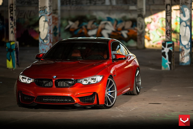 sakhir, f82, tuning, orange, wheels, vossen, cars, bmw, 720P