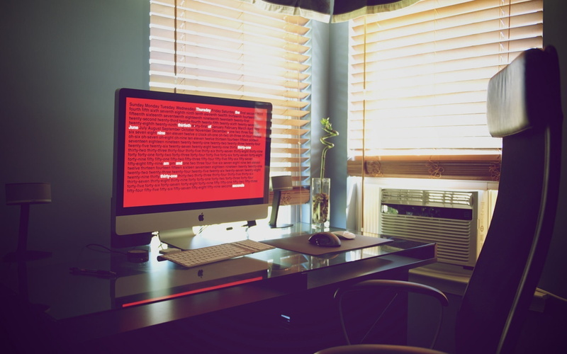 keyboard, window, modern, connection, imac, silver, Apple Inc., indoors, blinds, computer keyboard, computer, desk, computer Monitor, equipment, seat, technology