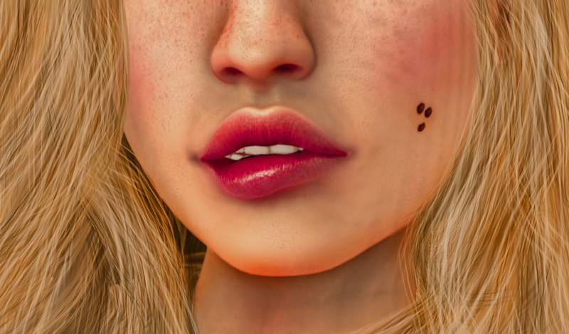 human body part, close-up, lips, portrait, young women, human hair, women, biting lip, artwork, hairstyle, beautiful woman, 2K, young adult, human lips