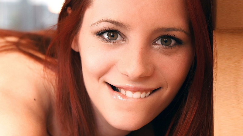 mouths, redhead, biting lip, 1080P, Ariel Piper Fawn