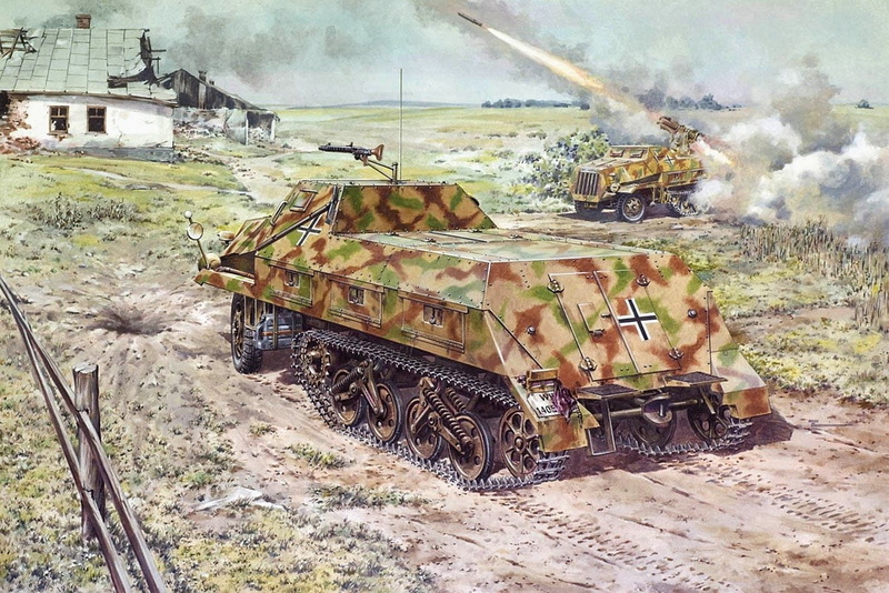 720P, Half-Track, Armoured Fighting Vehicle