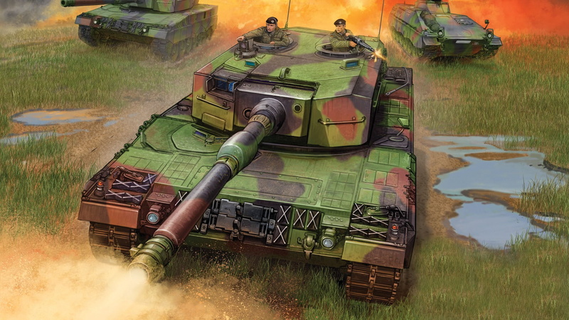 1080P, German main battle tank, Leopard 2, Germany