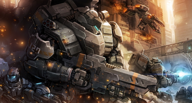 nature, engine, mode of transportation, sunlight, heavy weapon, manufacturing equipment, fire, robot, sunset, nanosuit, machine gun, fight, transportation