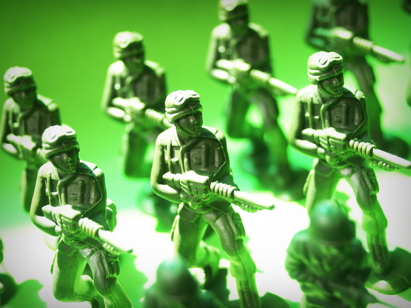 armed Forces, close, plastic, attack, art and craft, model, figurines, focus on foreground, closeup, leisure games, photo, board game, bazooka, rifle, selective focus