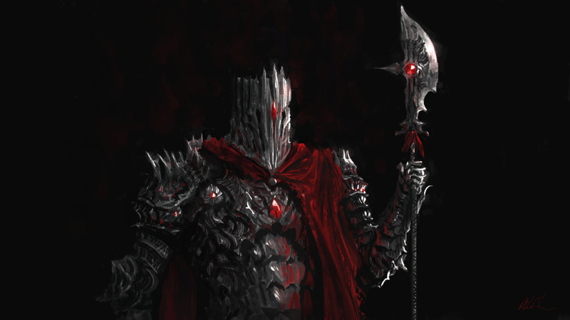 copy space, illuminated, studio shot, dark fantasy, demon, abstract, 1080P, axes, digital art, fantasy art, event, smoke - physical structure, black color