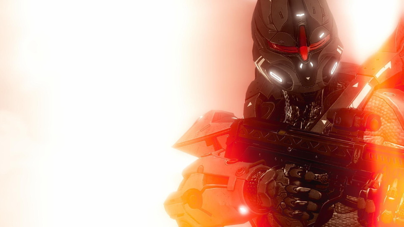 warrior, armour, 1080P, illustration, digital art, 1920x1080, black, cyborg