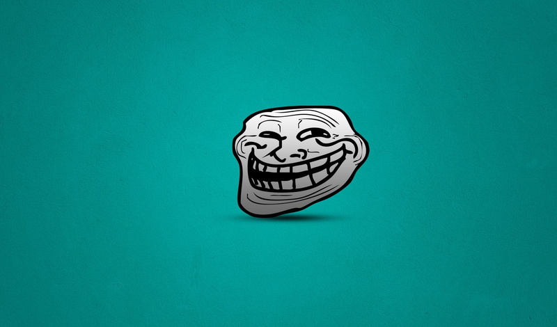 creativity, Troll Face, Comics, depression - sadness, colored background, blue background, emotion, indoors, paper, green background, no people, animal