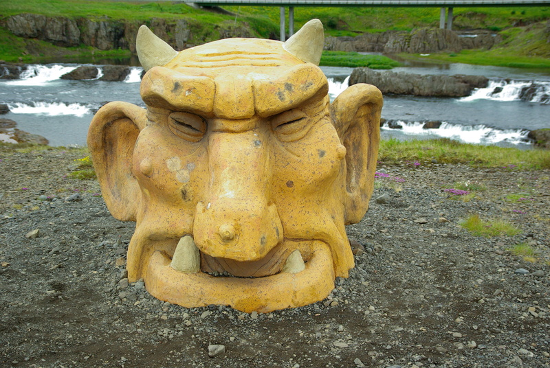 day, sculpture, troll, nature, carving - craft product, creativity, iceland, water, art and craft, 2K, human representation, representation, legend, outdoors