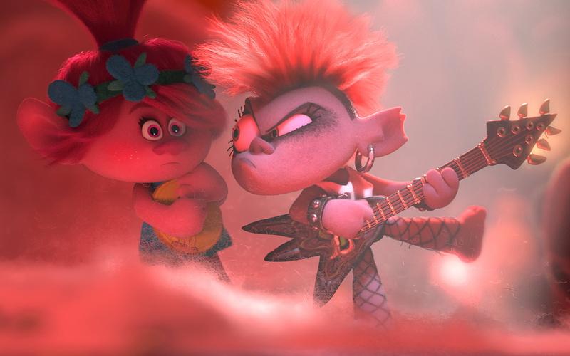 2K, Trolls 2, Rosette, Anna Kendrick, King Thrash, Poppy, Trash, Trolls World Tour, computer-animated musical comedy film, 2020, cartoon, Ozzy Osbourne