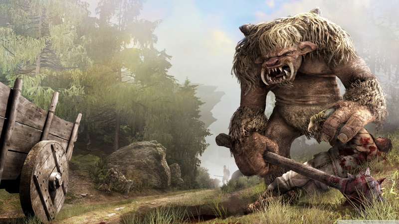 photo, troll, hd, brown, ogre, cg, 2K, video games