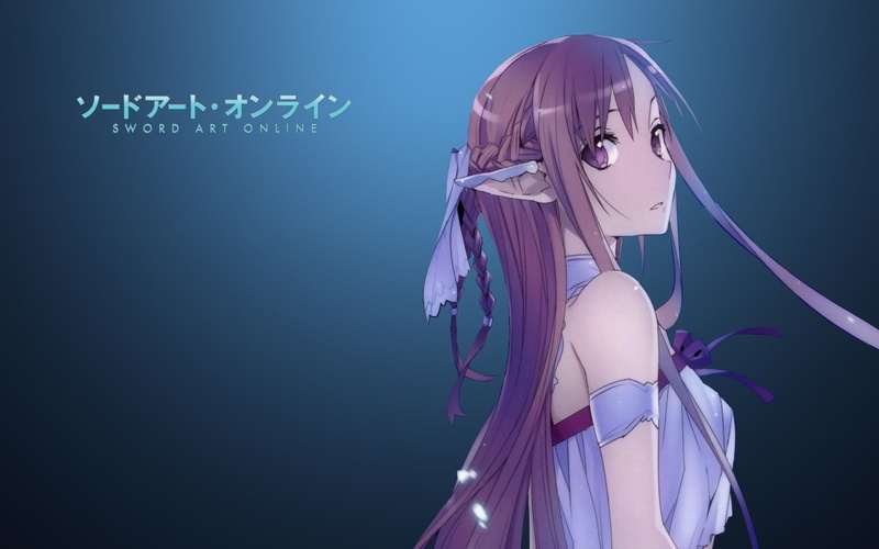 Yuuki, dolescent, Asuna, Yuuki Asuna, game, kanji, girl, in the fan, japanese, SAO, long hair, manga, asiatic, light novel, season 1, anime, warrior, elf