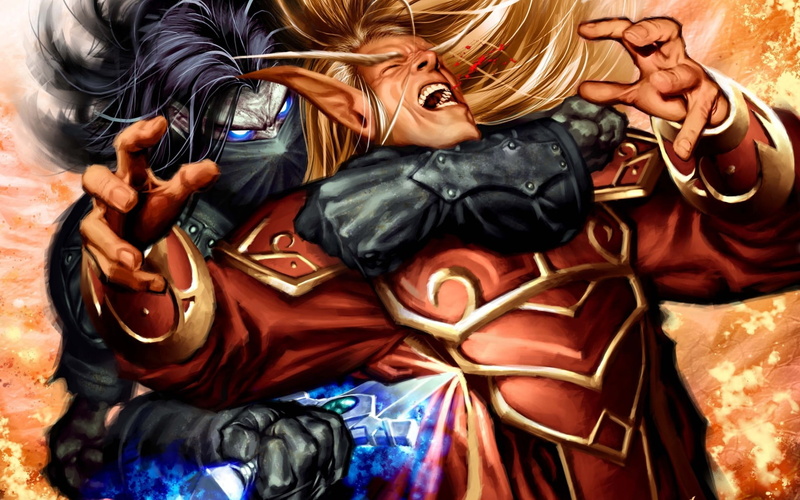 720P, blood, elf, hearthstone, robber