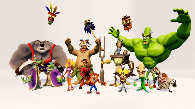 Bandicoot, Crash Bandicoot N. Sane Trilogy, Video Game, Aku Aku (Crash Bandicoot), 1080P, Crash Bandicoot (Character)