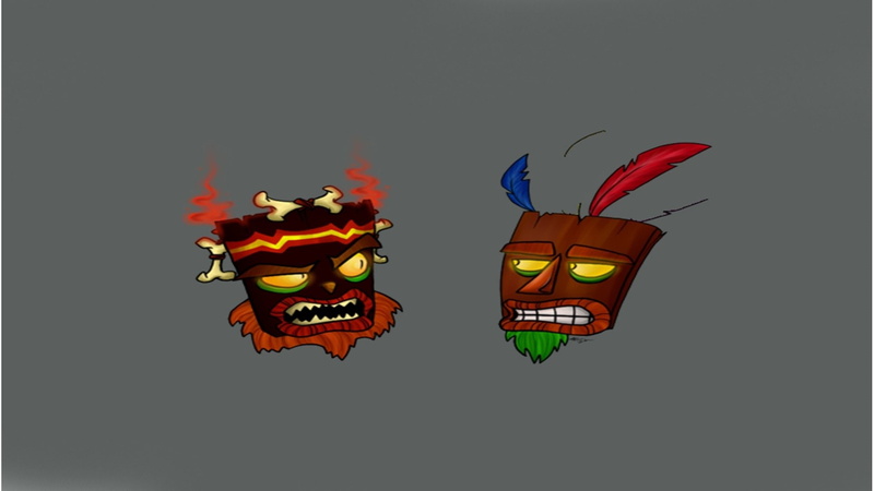 Video Game, Aku Aku (Crash Bandicoot), 1080P, Uka Uka (Crash Bandicoot), Crash Bandicoot