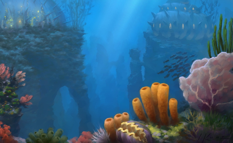 transparent, fish, animal themes, warcraft, artwork, animals in the wild, beauty in nature, marine, illustration, swimming, group of animals, undersea