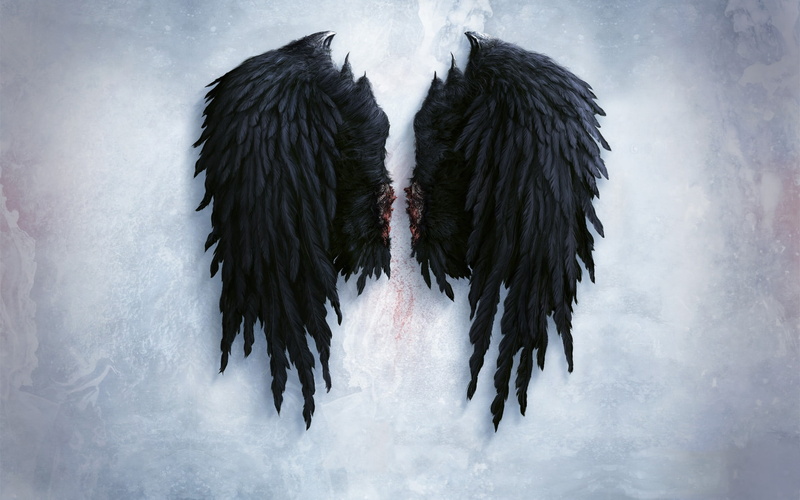 asmodian, hd, art, black, angel, 1080P, wings, AION
