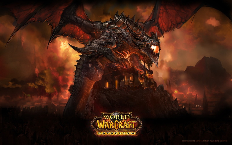 deathwing, cataclysm, 1080P, wow