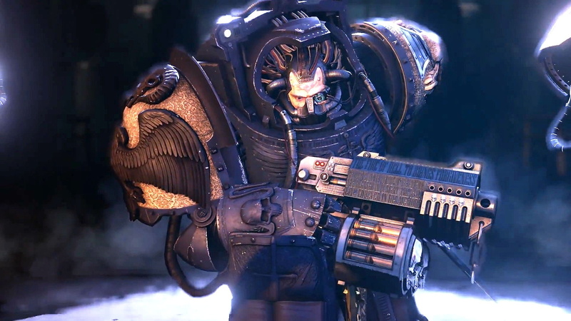holding, Warhammer, occupation, police force, space, gas mask, armor, protection, fi, government, action, standing, waist up, men, obscured face, law, sci
