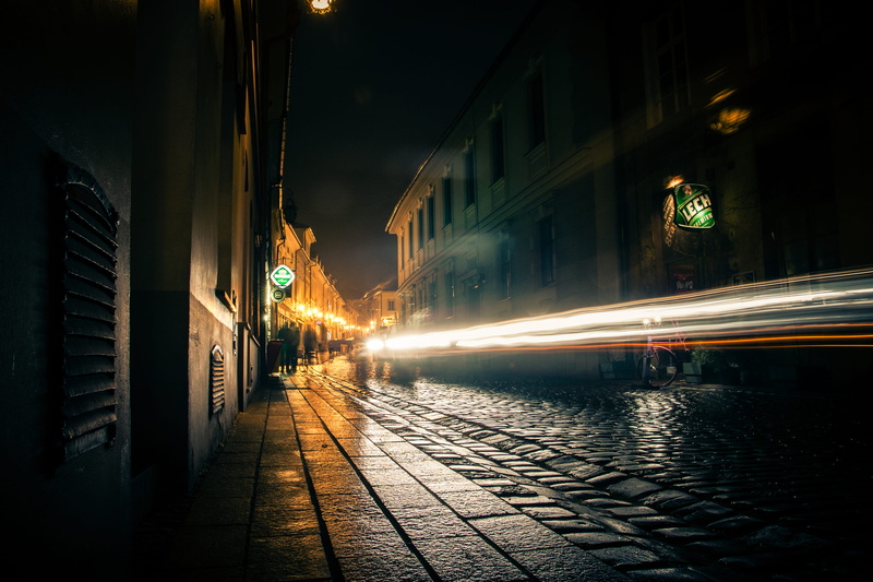 city, architecture, photography, transportation, building Exterior, street Light, dusk, post, speed, the way forward, sidewalk, time, walking, light, urban Scene