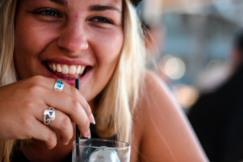 portrait, enjoyment, person, human, funny, positive emotion, food and drink, accessories, sip, hairstyle, one person, close-up, smiling, fun, headshot