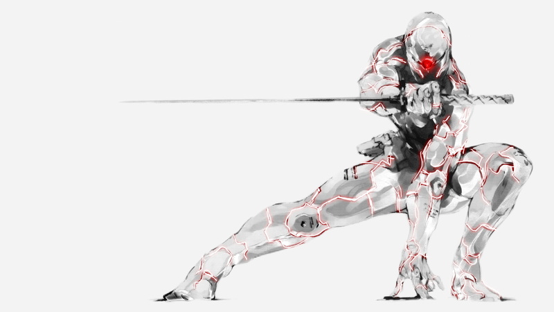 young adult, women, beautiful woman, full length, 1080P, people, metal gear solid gray fox character, adult, white background, human body part, silver colored