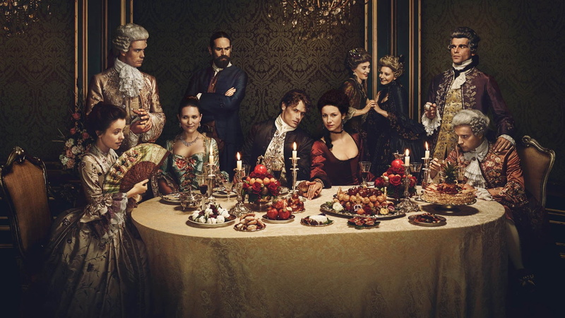males, females, adult, event, women, group of people, real people, sitting, large group of people, 1080P, men, religion, togetherness, TV Show, Outlander