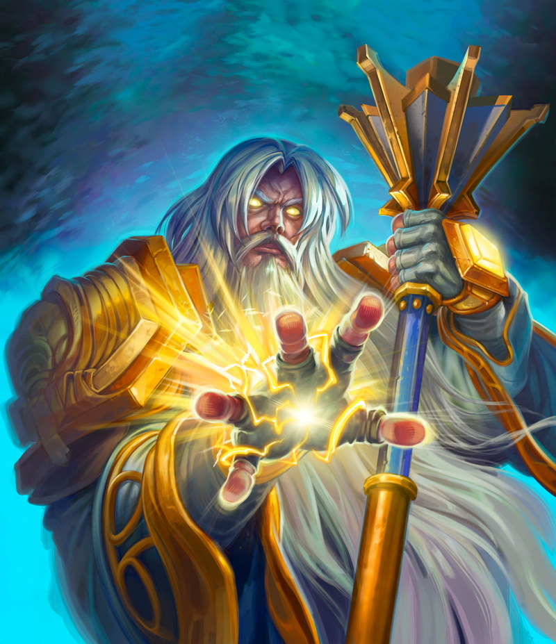 Hearthstone: Kobolds and Catacombs, 4K, spirituality, representation, no people, gold colored, female likeness, video games, art and craft, belief, craft