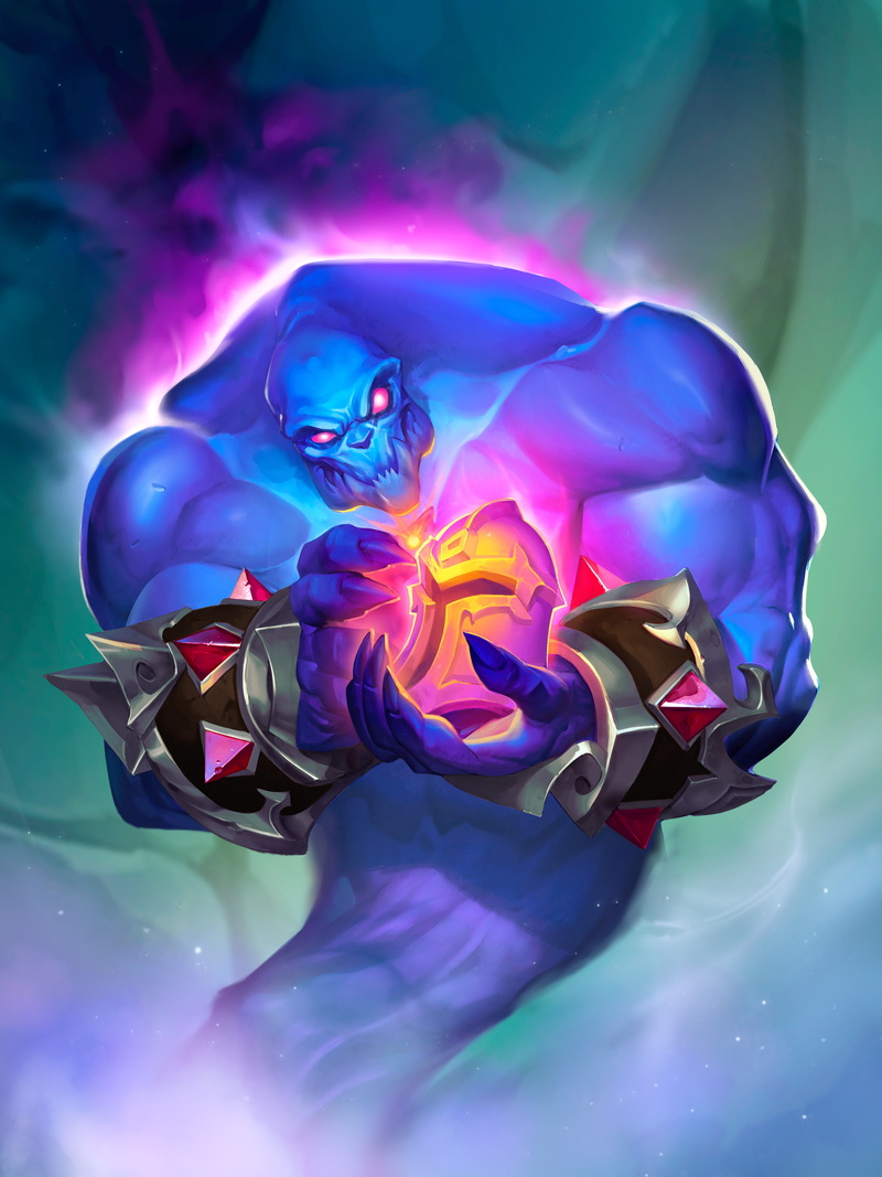 digital composite, indoors, young adult, dreamlike, 4K, one person, Hearthstone: Kobolds and Catacombs, close-up, blue, futuristic, Hearthstone: Heroes of Warcraft