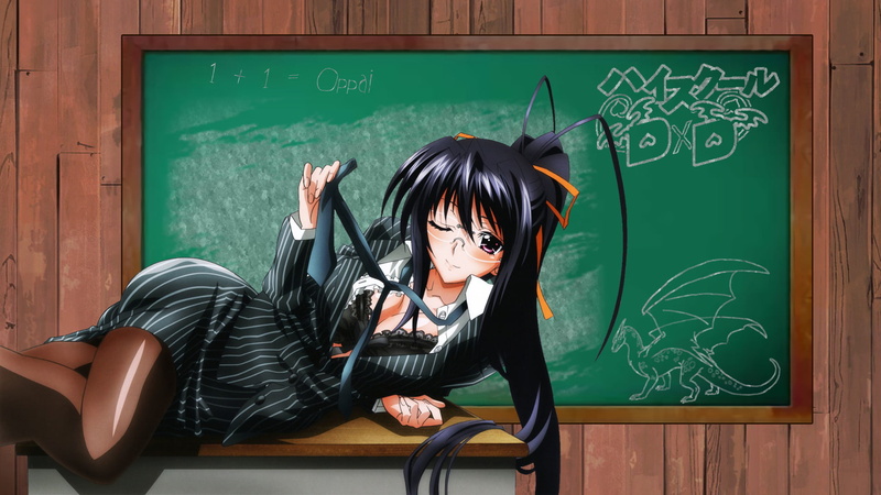 anime girls highschool dxd himejima akeno, 1080P