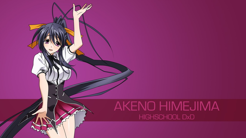Highschool DxD, 1080P, Himejima Akeno, anime girls