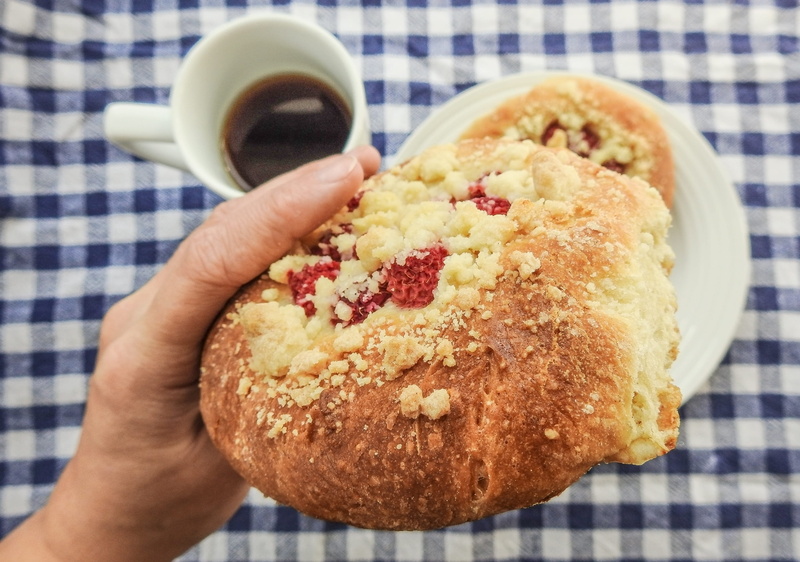 coffee, food and drink, holding, finger, mug, food, cup, refreshment, checked pattern, snack, coffee - drink, sunlight, baking, coffee cup, ready-to-eat
